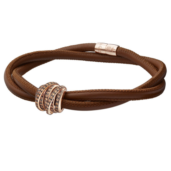 Bracelet de Grisogono Allegra, pink gold, skin, diamonds Bracelet de Grisogono Allegra, pink gold, skin, diamonds
