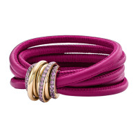 Bracelet de Grisogono Allegra, pink gold, skin, sapphires Bracelet de Grisogono Allegra, pink gold, skin, sapphires