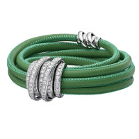 Bracelet de Grisogono Allegra, white gold, skin, diamonds Bracelet de Grisogono Allegra, white gold, skin, diamonds
