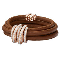 Bracelet de Grisogono Allegra, pink gold, skin, diamonds Bracelet de Grisogono Allegra, pink gold, skin, diamonds