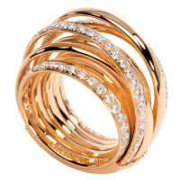 Ring de Grisogono Allegra, pink gold, diamonds Ring de Grisogono Allegra, pink gold, diamonds