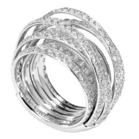 Ring de Grisogono Allegra, white gold, diamonds Ring de Grisogono Allegra, white gold, diamonds