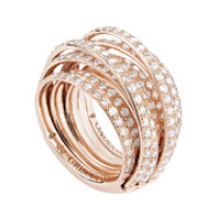 Ring de Grisogono Allegra, pink gold, diamonds Ring de Grisogono Allegra, pink gold, diamonds