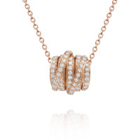 Pendant de Grisogono Allegra, pink gold, diamonds Pendant de Grisogono Allegra, pink gold, diamonds