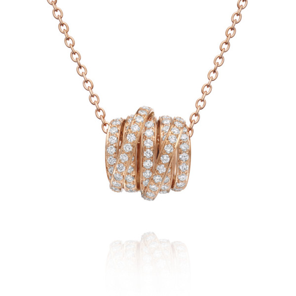 Pendant de Grisogono Allegra, pink gold, diamonds Pendant de Grisogono Allegra, pink gold, diamonds