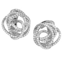 Earrings de Grisogono Matassa, white gold, diamonds Earrings de Grisogono Matassa, white gold, diamonds