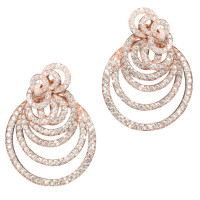 Earrings de Grisogono Gypsy, pink gold, diamonds Earrings de Grisogono Gypsy, pink gold, diamonds