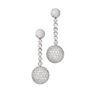 Ohrringe de Grisogono Boule, Weißgold, Diamanten Ohrringe de Grisogono Boule, Weißgold, Diamanten