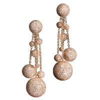 Ohrringe de Grisogono Boule, Roségold, Diamanten Ohrringe de Grisogono Boule, Roségold, Diamanten