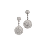 Ohrringe de Grisogono Boule, Weißgold, Diamanten Ohrringe de Grisogono Boule, Weißgold, Diamanten