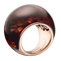 Ring de Grisogono Boule, Rotgold, Bernstein