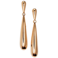 Earrings de Grisogono Gocce, pink gold, diamonds Earrings de Grisogono Gocce, pink gold, diamonds