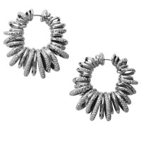 Earrings de Grisogono Sole, white gold, diamonds Earrings de Grisogono Sole, white gold, diamonds