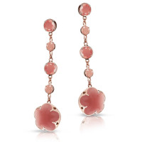 Earrings Pasquale Bruni Bon Ton, pink gold, quartz