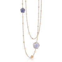 Necklace Pasquale Bruni Bon Ton, pink gold, quartz, diamonds