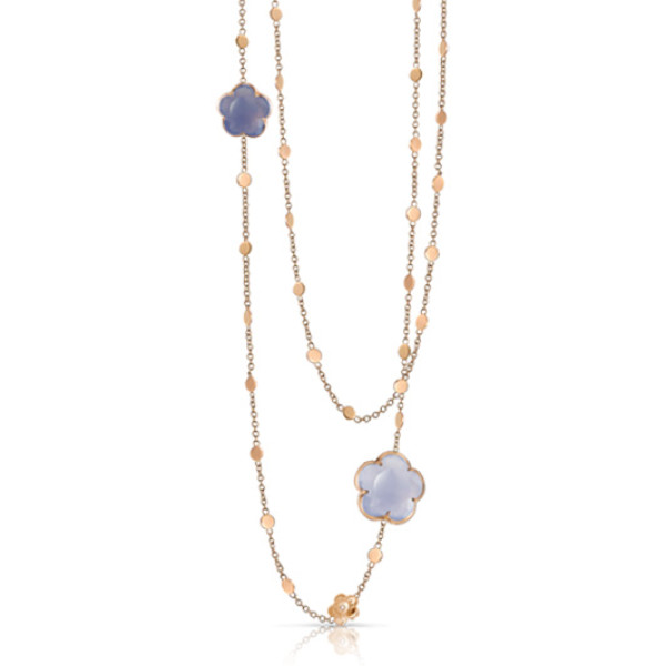 Necklace Pasquale Bruni Bon Ton, pink gold, quartz, diamonds Necklace Pasquale Bruni Bon Ton, pink gold, quartz, diamonds