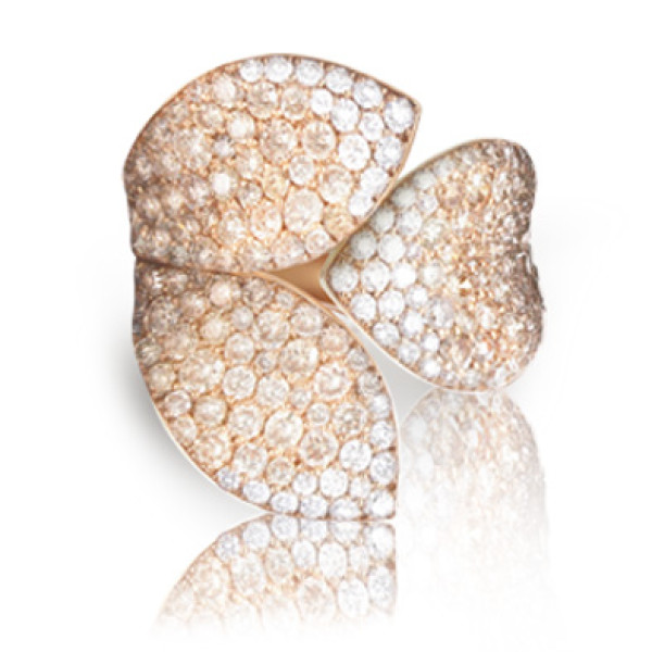 Ring Pasquale Bruni Giardini Segreti, pink gold, diamonds Ring Pasquale Bruni Giardini Segreti, pink gold, diamonds