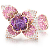 Pasquale Bruni Giardini Segreti Haute Couture Ring, rose gold, diamonds Pasquale Bruni Giardini Segreti Haute Couture Ring, rose gold, diamonds