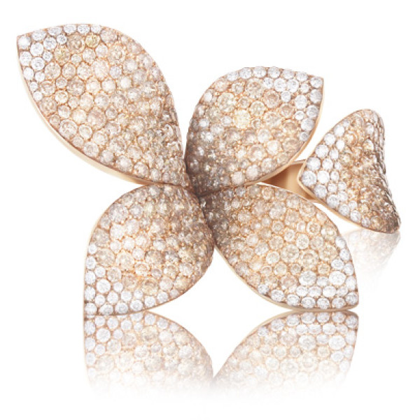 Ring Pasquale Bruni Giardini Segreti, pink gold, diamonds Ring Pasquale Bruni Giardini Segreti, pink gold, diamonds