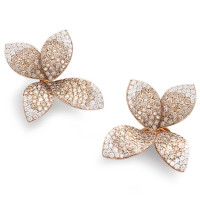 Earrings Pasquale Bruni Giardini Segreti, pink gold, diamonds Earrings Pasquale Bruni Giardini Segreti, pink gold, diamonds