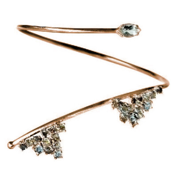 Damiani for Jil Sander bracelet, rose gold, diamonds Damiani for Jil Sander bracelet, rose gold, diamonds