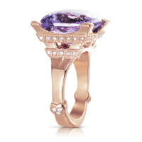 Ring Pasquale Bruni Madame Eiffel, Roségold, Diamanten, Amethyst Ring Pasquale Bruni Madame Eiffel, Roségold, Diamanten, Amethyst