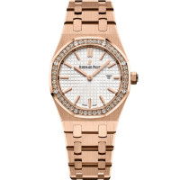 Audemars Piguet Royal Oak Quartz, różowe złoto, diamenty Audemars Piguet Royal Oak Quartz, różowe złoto, diamenty