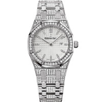 Audemars Piguet Royal Oak Quartz, białe złoto, diamenty Audemars Piguet Royal Oak Quartz, białe złoto, diamenty