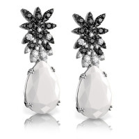Earrings Pasquale Bruni Ghirlanda, white gold, colong, sapphires, diamonds Earrings Pasquale Bruni Ghirlanda, white gold, colong, sapphires, diamonds