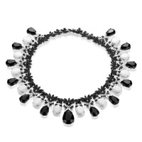 Necklace Pasquale Bruni Ghirlanda, white gold, onyx, colong, sapphires, diamonds Necklace Pasquale Bruni Ghirlanda, white gold, onyx, colong, sapphires, diamonds