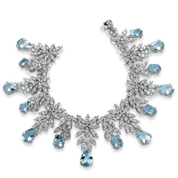 Bracelet Pasquale Bruni Ghirlanda, white gold, aquamarines, diamonds Bracelet Pasquale Bruni Ghirlanda, white gold, aquamarines, diamonds