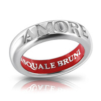 Ring Pasquale Bruni Amore, white gold, enamel Ring Pasquale Bruni Amore, white gold, enamel