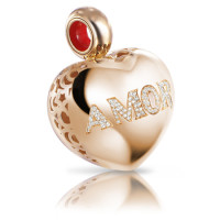 Pendant Pasquale Bruni Amore, pink gold, diamonds Pendant Pasquale Bruni Amore, pink gold, diamonds