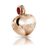 Pendant Pasquale Bruni Amore, pink gold, diamonds Pendant Pasquale Bruni Amore, pink gold, diamonds
