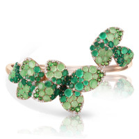 Bracelet Pasquale Bruni Secret Gardens Haute Couture, pink gold, diamonds, jade, agate, tsavorite Bracelet Pasquale Bruni Secret Gardens Haute Couture, pink gold, diamonds, jade, agate, tsavorite
