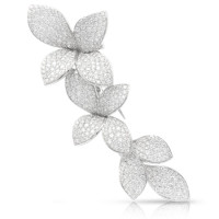 Brooch Pasquale Bruni Secret Gardens Haute Couture, white gold, diamonds