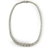 Tiffany & Co. necklace white gold, 34.49ct diamonds Tiffany & Co. necklace white gold, 34.49ct diamonds
