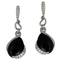 Luca Carati earrings, white gold, diamonds