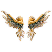 Earrings Magerit Hechizo Amanecer, yellow gold, diamonds Earrings Magerit Hechizo Amanecer, yellow gold, diamonds