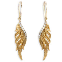 Earrings Magerit Hechizo Armonia Small, yellow gold, diamonds Earrings Magerit Hechizo Armonia Small, yellow gold, diamonds