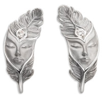 Earrings Magerit Hechizo Ilusion, white gold, diamond Earrings Magerit Hechizo Ilusion, white gold, diamond