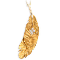 Pendant Magerit Hechizo Ilusion, yellow gold, diamonds Pendant Magerit Hechizo Ilusion, yellow gold, diamonds