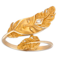 Ring Magerit Hechizo Ilusion Small, yellow gold, diamonds Ring Magerit Hechizo Ilusion Small, yellow gold, diamonds