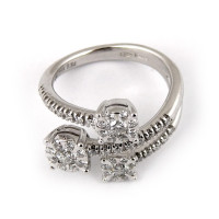 Damiani ring, white gold, diamonds Damiani ring, white gold, diamonds