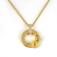 Carrera y Carrera pendant, yellow gold, diamonds Carrera y Carrera pendant, yellow gold, diamonds
