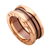 Bulgari B.Zero1 ring, rose gold, ceramic Bulgari B.Zero1 ring, rose gold, ceramic