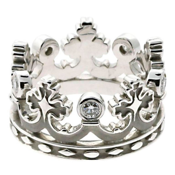 Carrera y Carrera Mi Princessa ring, white gold, diamonds Carrera y Carrera Mi Princessa ring, white gold, diamonds