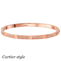 Cartier Love bracelet, rose gold, diamonds Cartier Love bracelet, rose gold, diamonds