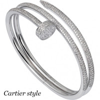 Cartier Juste Un Clou bracelet, white gold, diamonds Cartier Juste Un Clou bracelet, white gold, diamonds