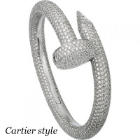 Cartier Juste un Clou bracelet, 750 white gold, diamonds Cartier Juste un Clou bracelet, 750 white gold, diamonds